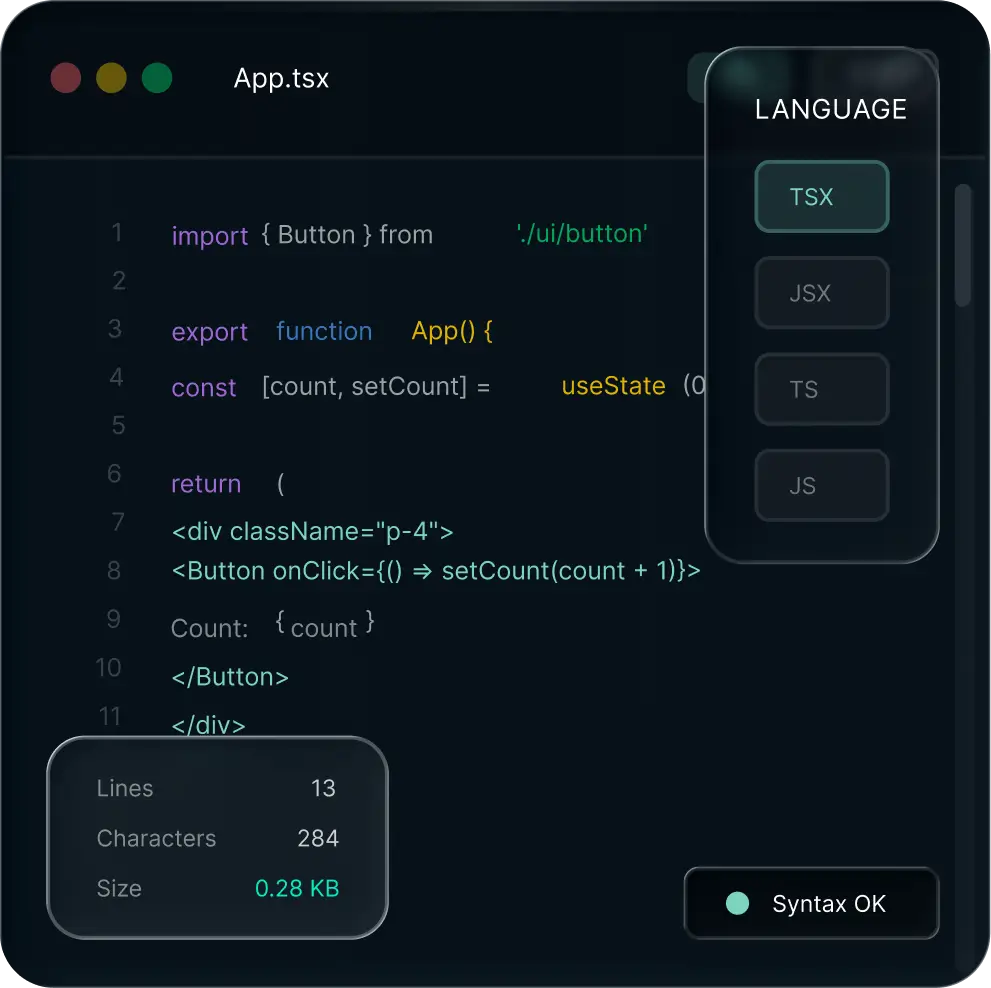 Production Code & Typing